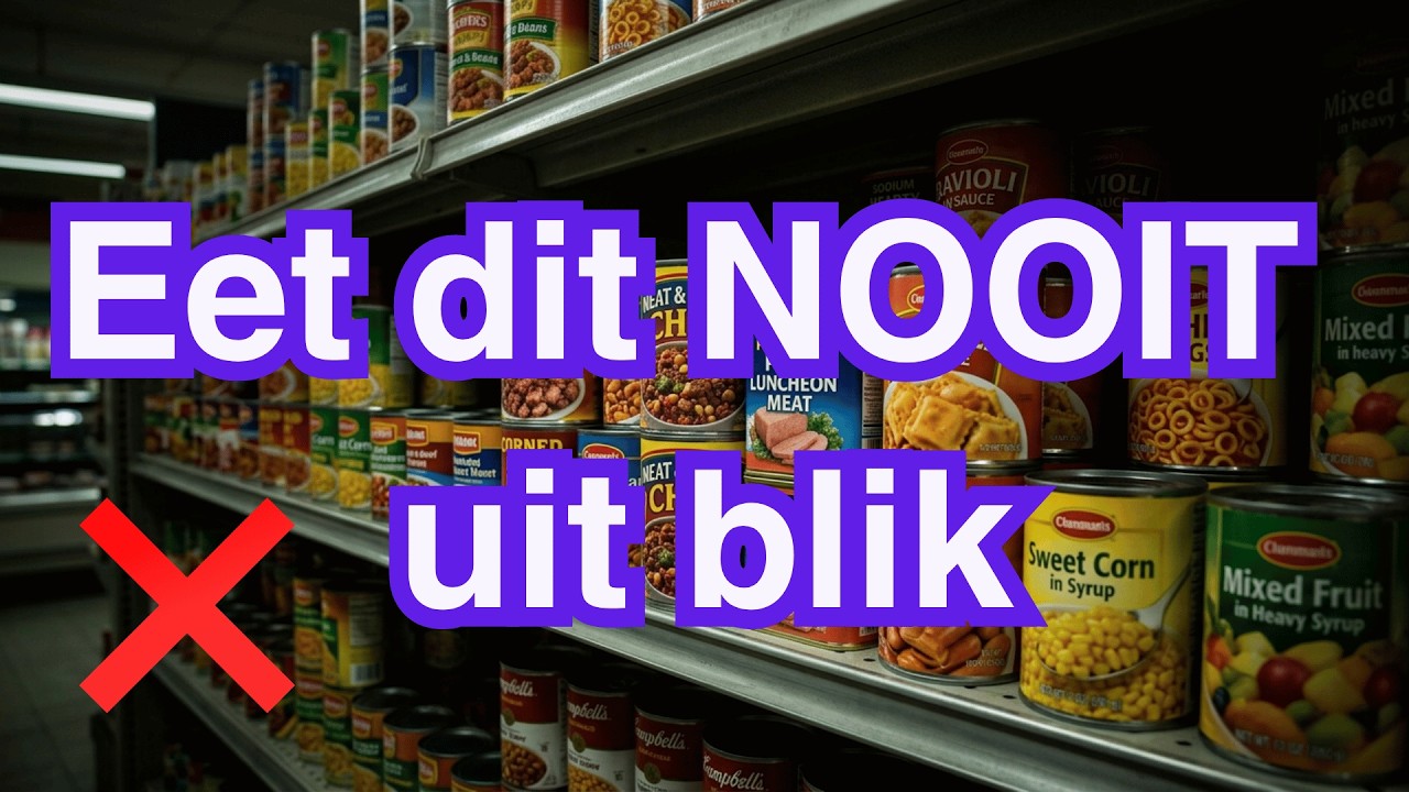 Deze 10 blikproducten uit de supermarkt moet je NOOIT in huis halen