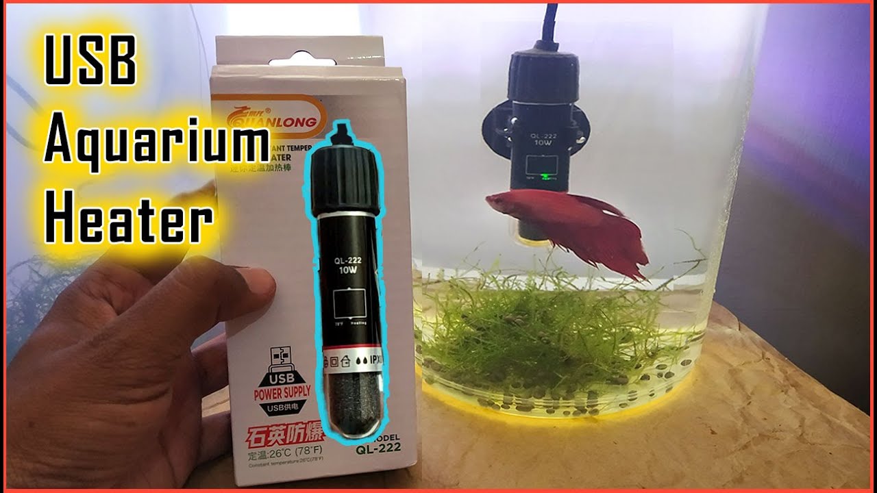 USB Aquarium Heater for Fish Bowls 10 watt.