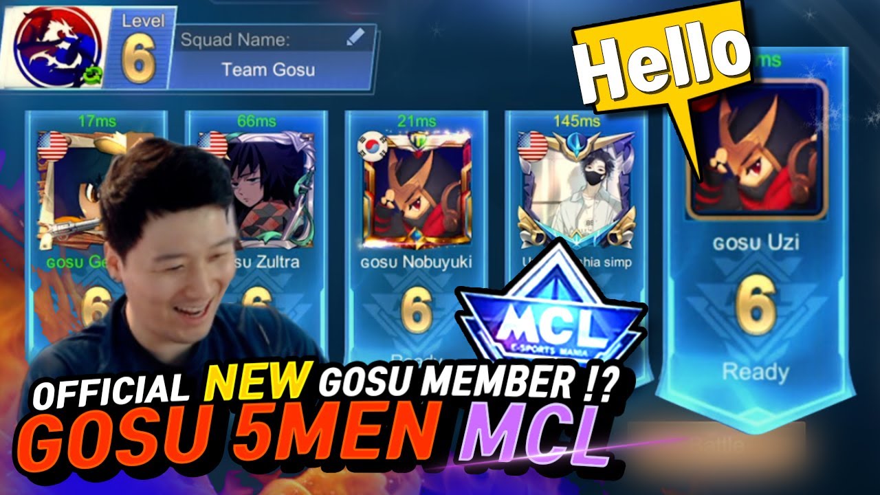 Добро пожаловать в Gosu 5men MCL | Mobile Legends