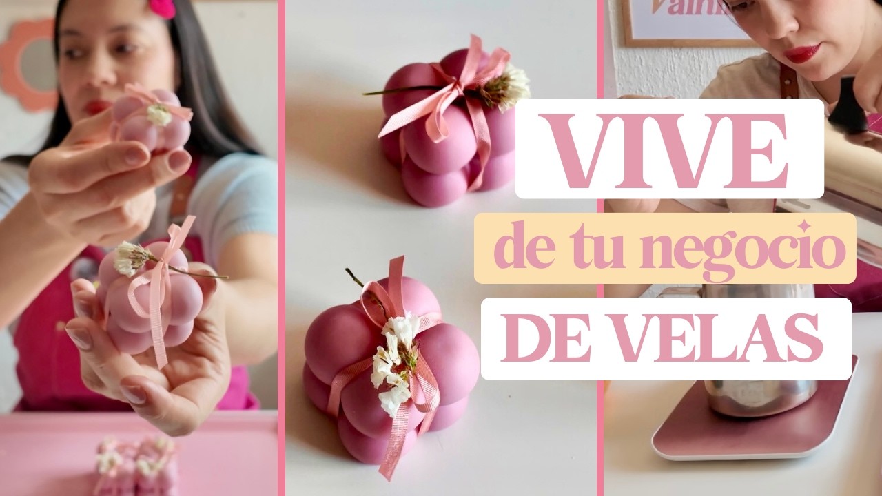 Haz tu primer pedido de VELAS DE MOLDE| Tips para vivir de tu NEGOCIO DE VELAS