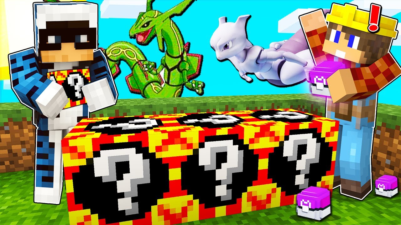 SFIDO KENDAL CON 1000 PIXELMON LUCKYBLOCK SU MINECRAFT!!