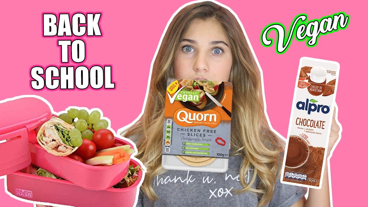 Back To School VEGAN Packed Lunch | Veganuary 2020 | Rosie McClelland