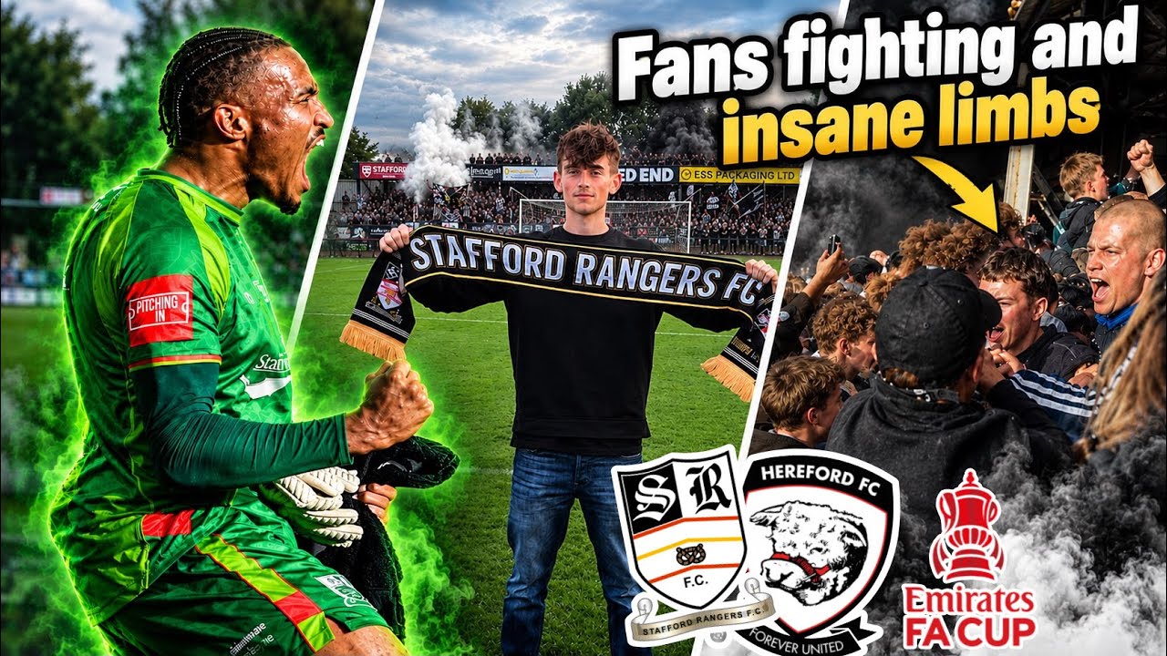INSANE LIMBS AS STAFFORD RANGERS CAUSE HUGE UPSET 🤯 | 5 GOAL THRILLER 