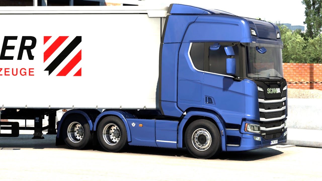 ETS 2 - New Generation Scania R580 Transporting Plastics Part 1