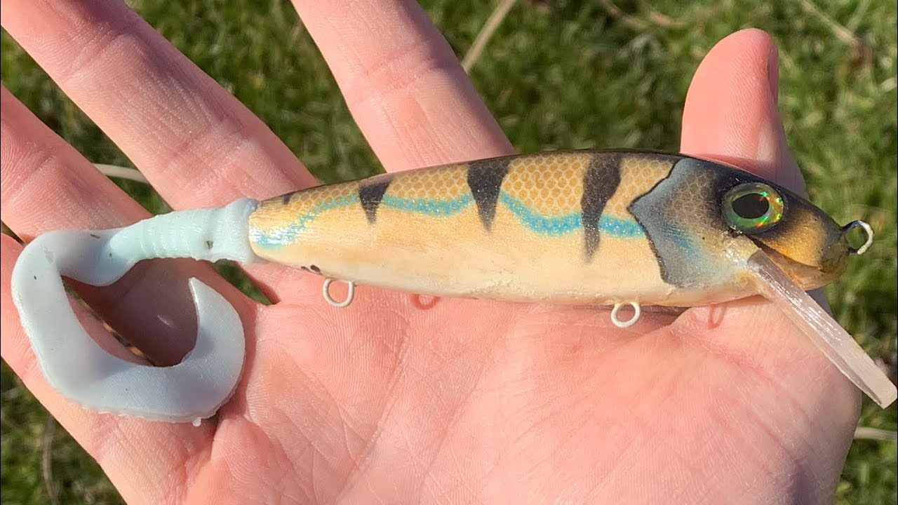 Making a Crank Bait with a Soft Plastic Tail