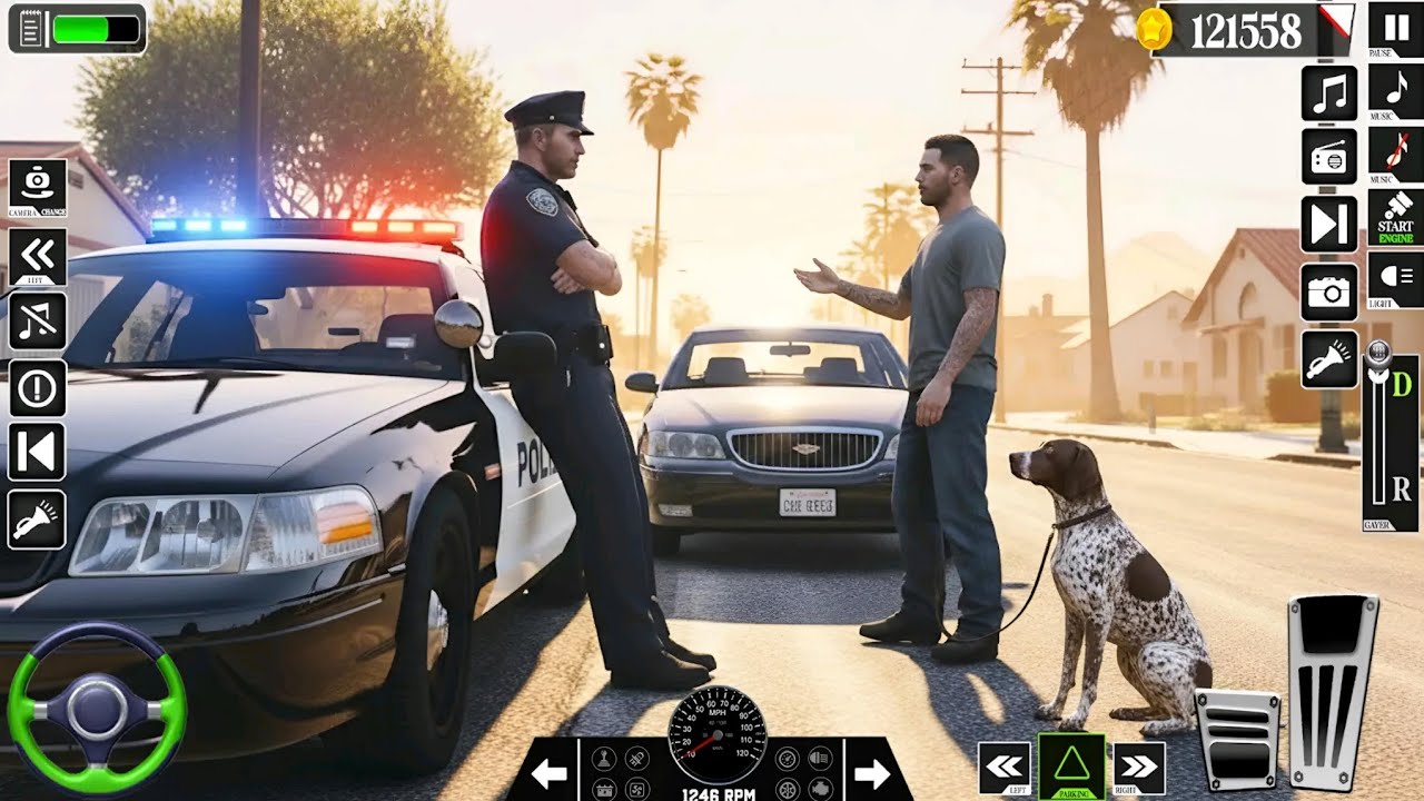 Police Car Chase Simulator 3D – Real City Cop Pursuit Gameplay (Android)