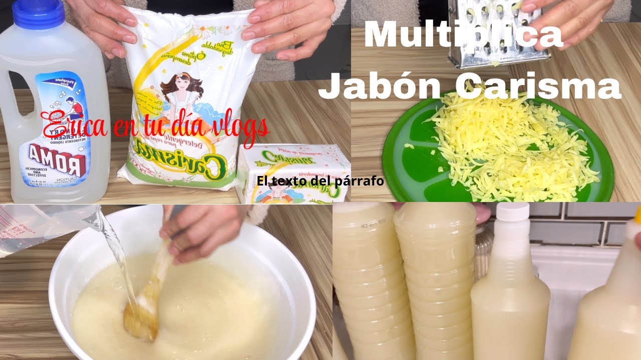 Cómo hacer jabón Carisma potencializado con poco dinero 💰
