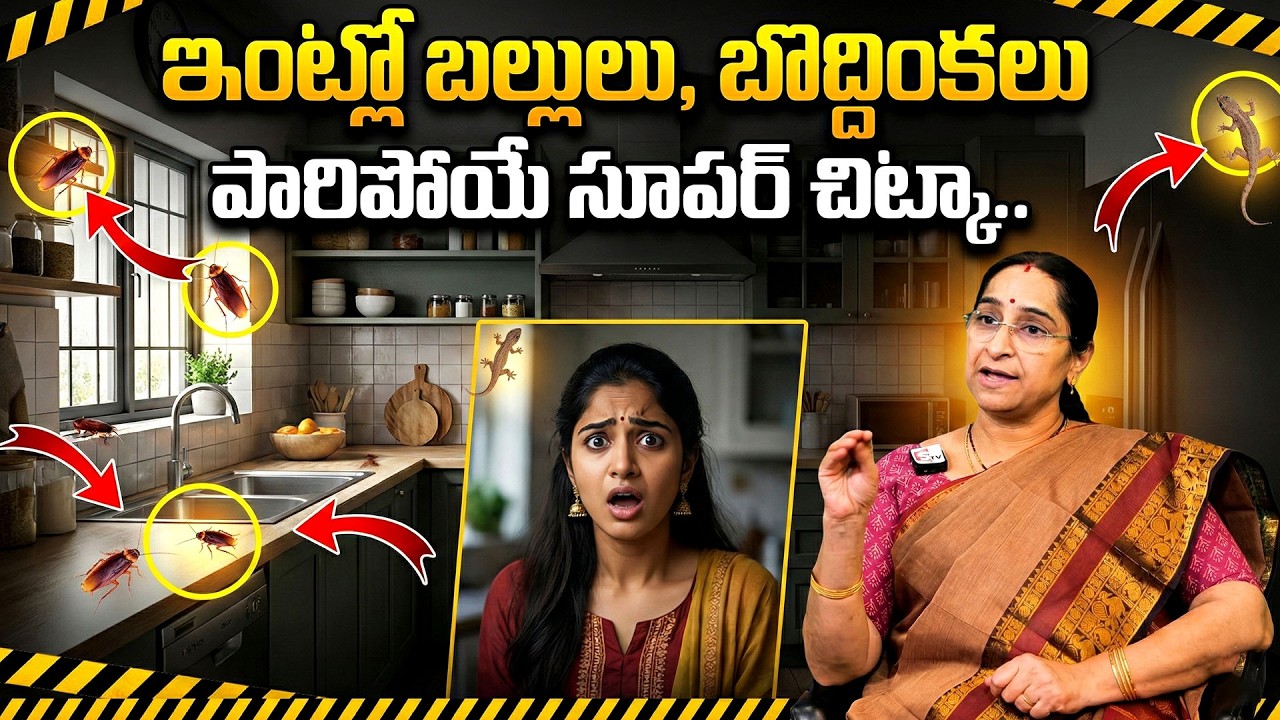 How to Get Rid of Cockroaches & Lizards Permanently | Natural Home Remedies | Ramaa Raavi
