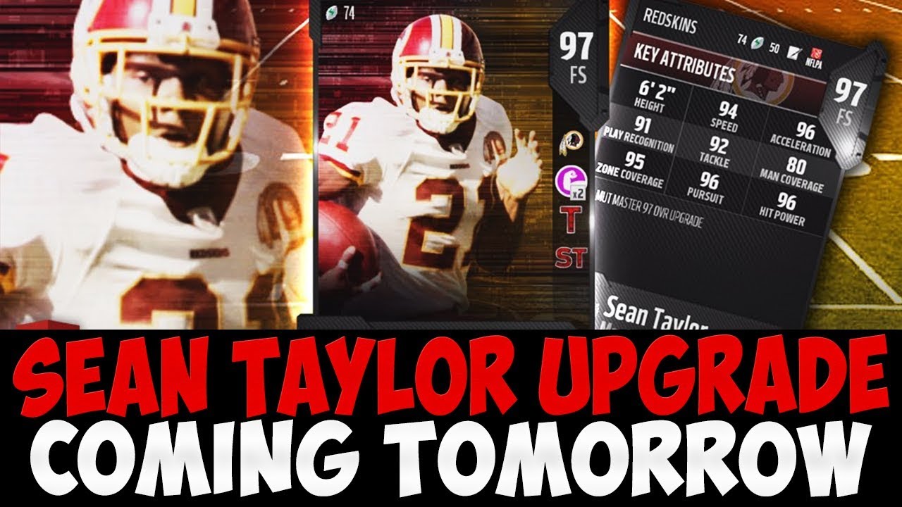 MUT Master Sean Taylor Upgrade Coming! | 97 Overall - YOU CHOOSE THE CHEMISTRY! | MUT 18