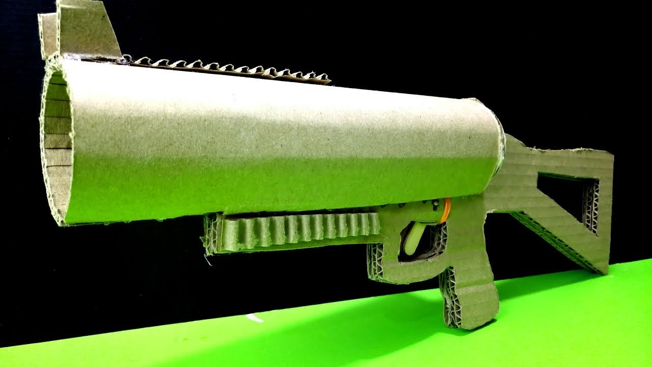 Lanzapelotas de Cartón Como se hace? / Powerful DIY Cardboard Balls Launcher
