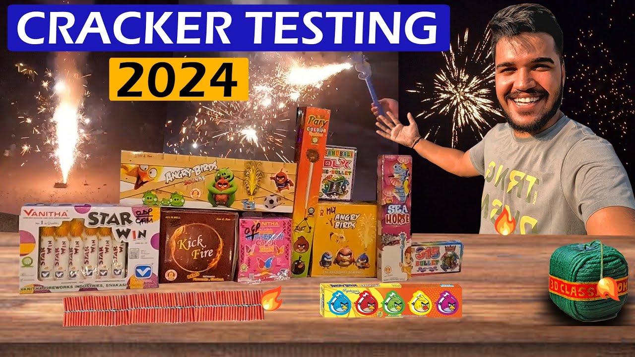 Diwali Crackers Testing 2024 | Different Types Of Unique Cracker Testing | Diwali Cracker Stash Test
