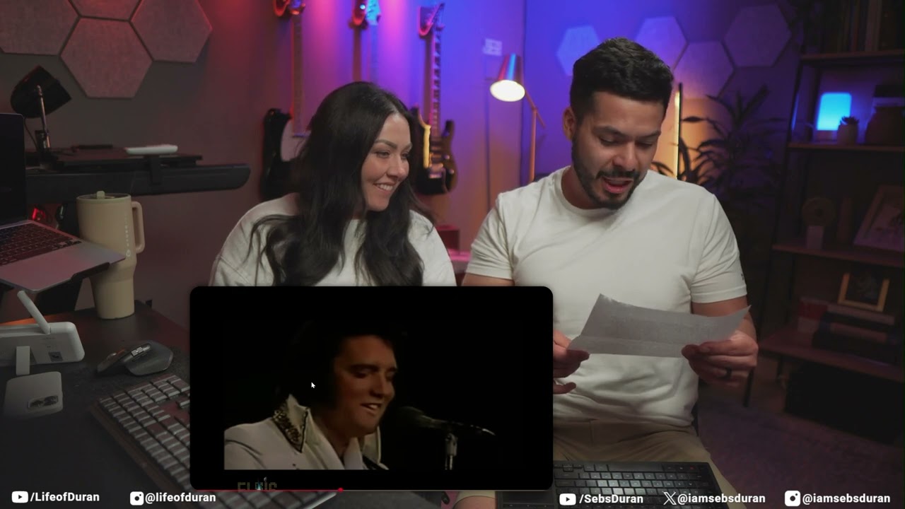 Elvis can't stop laughing! ARE YOU LAUGHING TONIGHT (Reaction!)