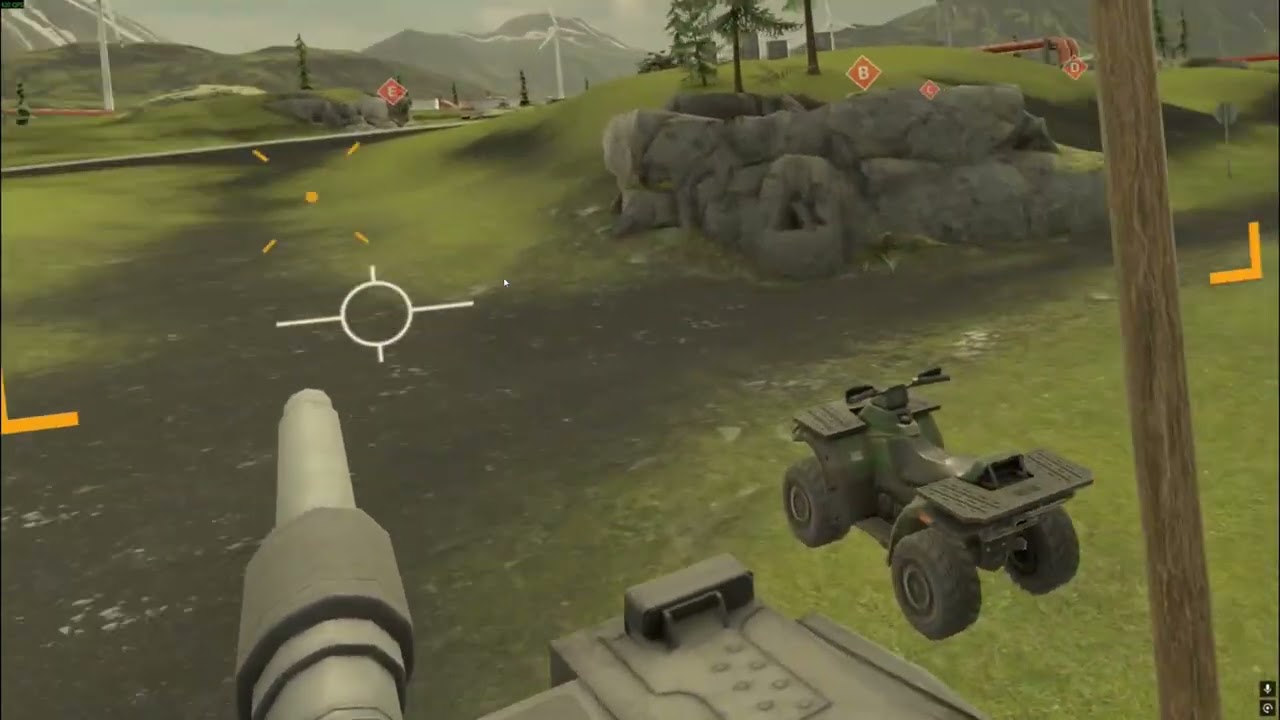 Tanque Destrói Tudo: Ação Explosiva no Campo de Batalha! #shorts