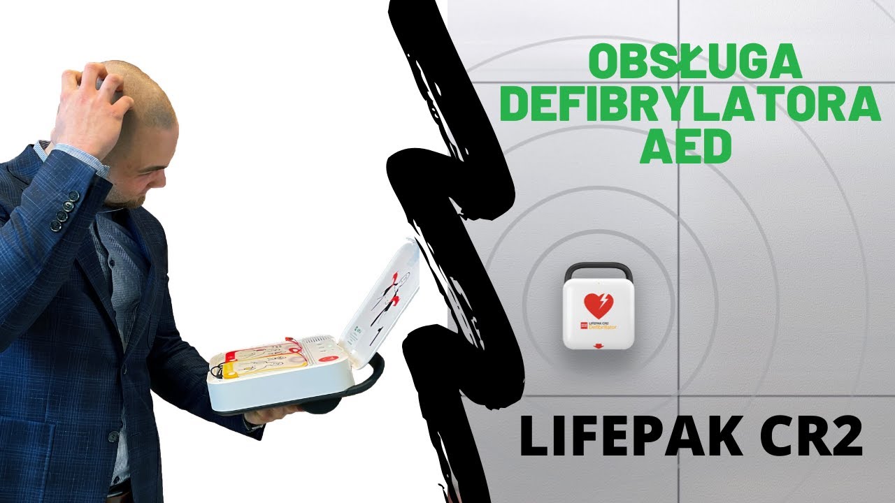 Użycie AED - Pierwsza Pomoc AED LIFEPAK CR2, LUCAS 3 - jak używać defibrylator AED RKO