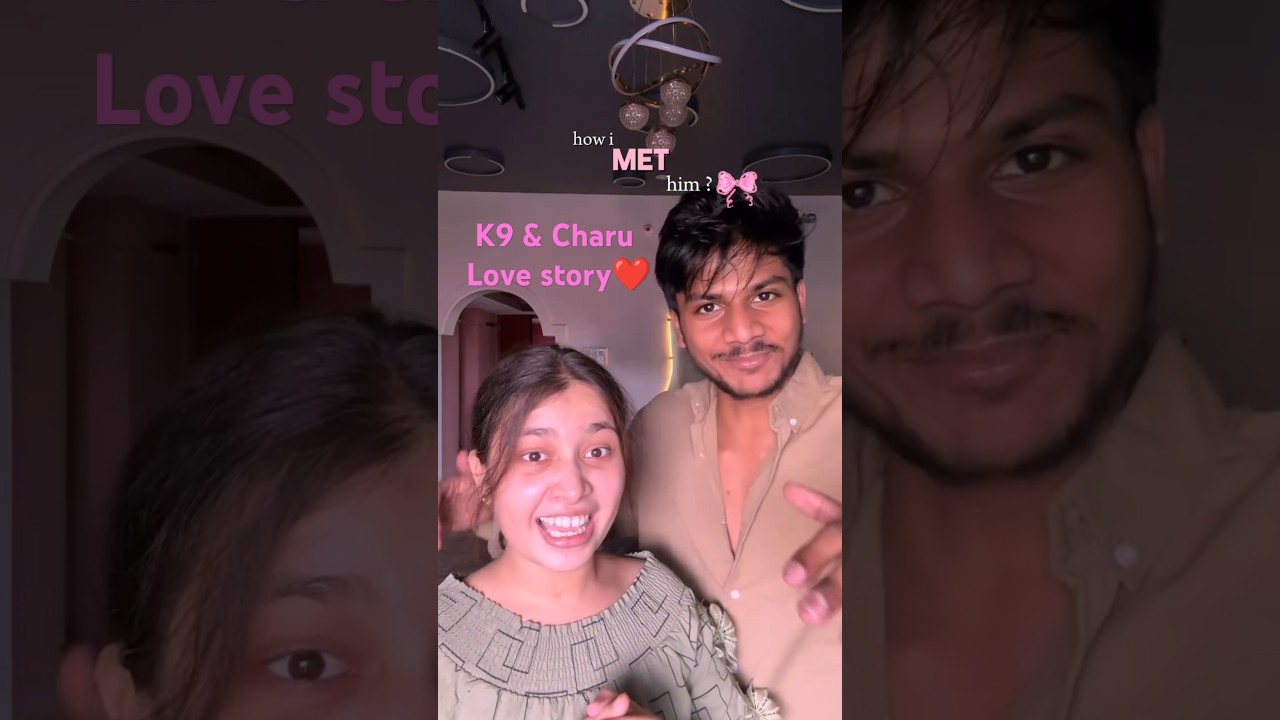 k9 & Charu love story ❤️#shorts #reels #couple #couplestatus #k9&charu