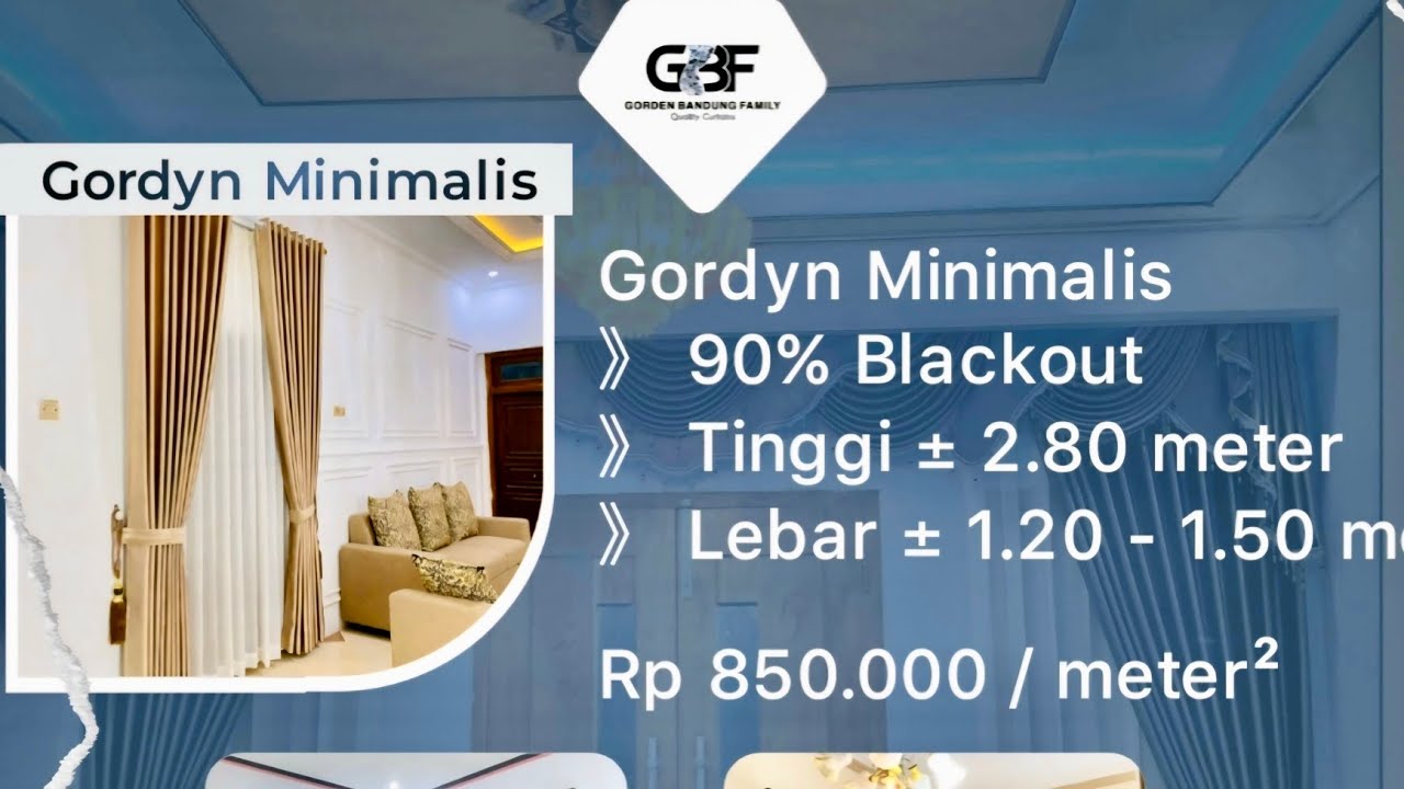 Gordyn Berkualitas Madiun | Solusi Interior Elegan & Nyaman untuk Rumah Anda