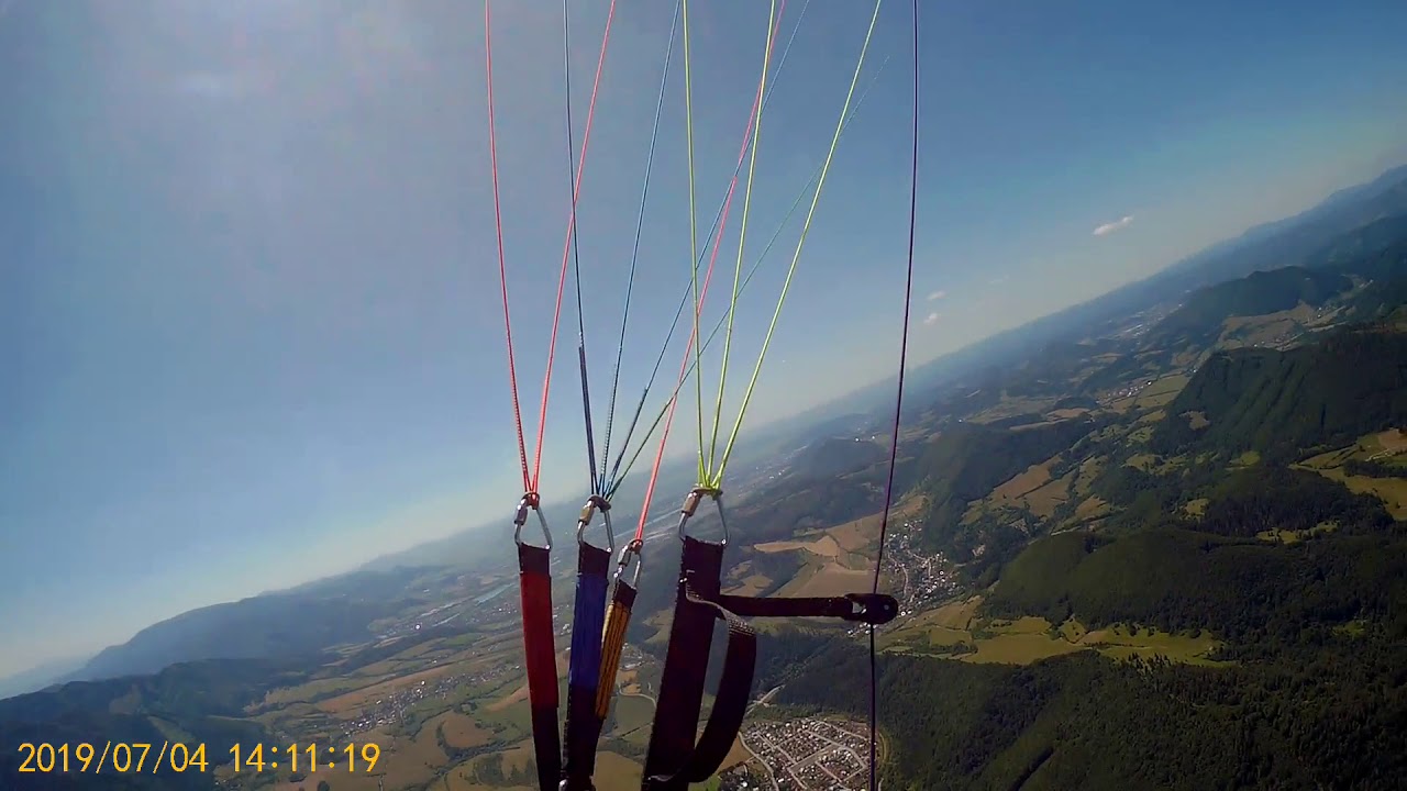 Termika prelet Straník- Párnica 4.7.2019 s Mišom a Martinom.