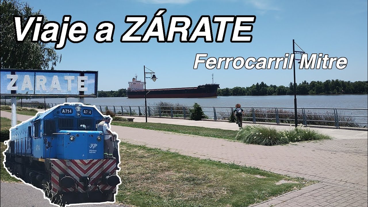 Viajamos hasta ZÁRATE en TREN (Línea Mitre)