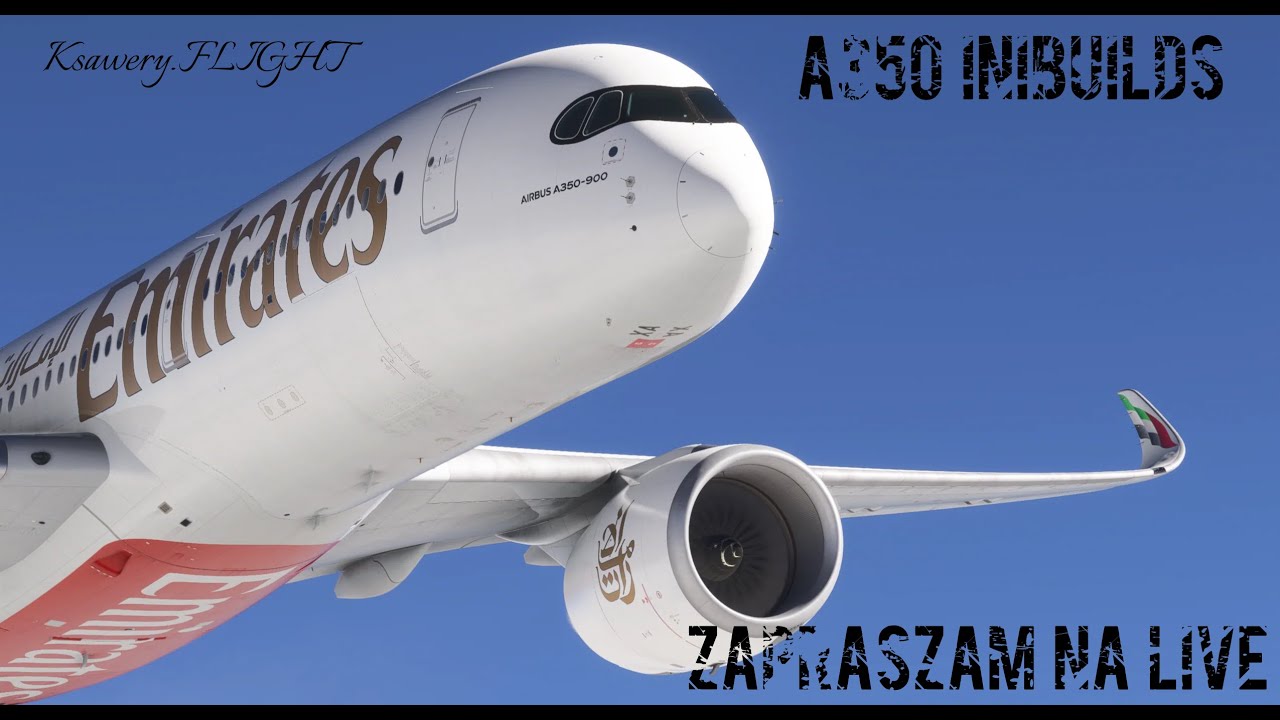 Lot EPWA Warsaw Chopin Airport - EDDF Frankfurt nad Menem Airport a350-900 INIBUILDS MSFS 2024