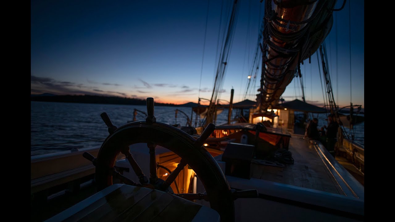 Sailing on the Heritage, Windjammer Schooner. June, 2024.