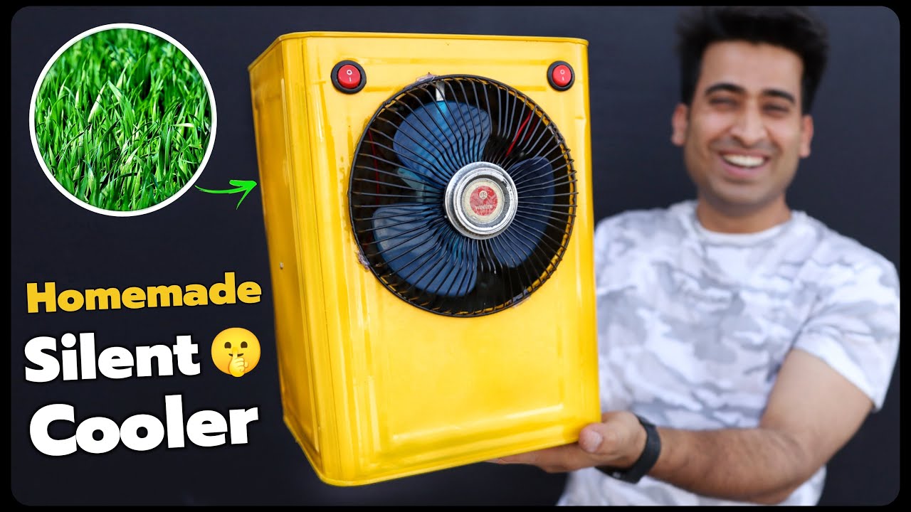 खाली टिन कनस्तर से बनाया Silent Ac Cooler || How To Make Cooler At Home