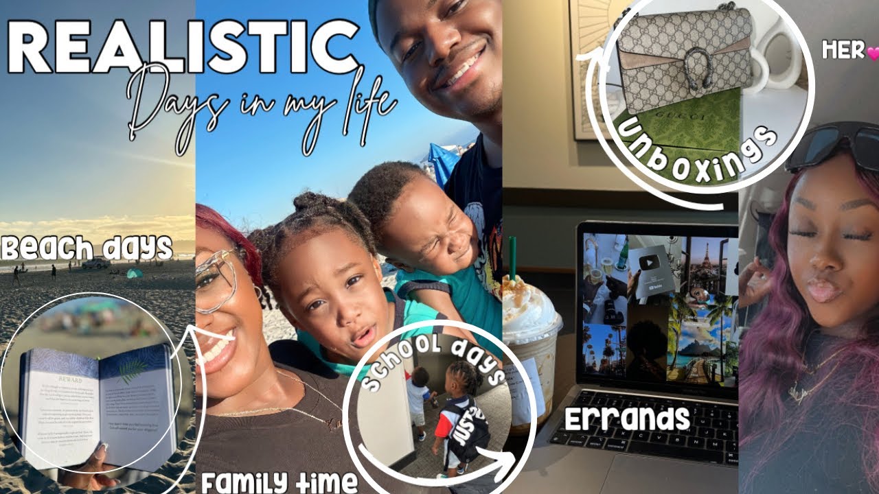 REALISTIC days in my life as a SAHM (morning routine, prek mom, beach day, unboxing+ MORE⚡️)