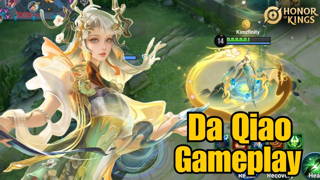 Da Qiao - Dragon of Artistry Full Game Play Roamer | Honor Of Kings HOK