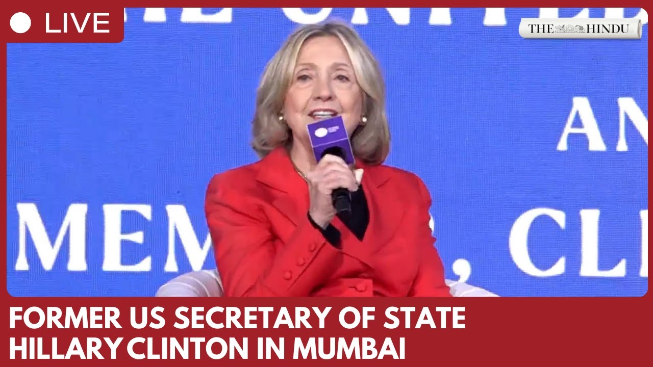 Hillary Clinton attends Mumbai Climate Week 2026 as global leaders converge in Maharashtra