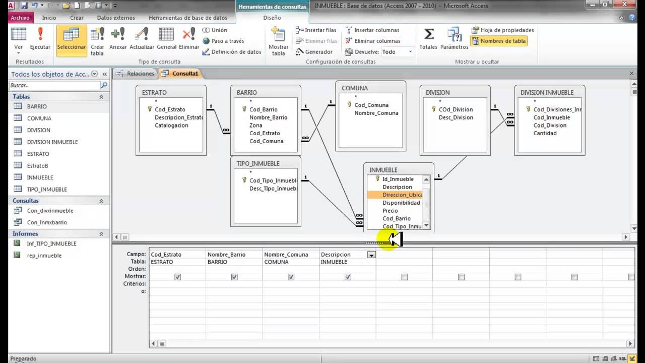 Consultas con Criterios en Access