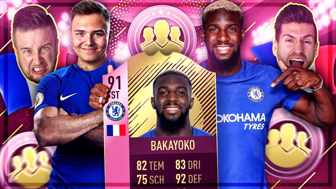 FIFA 18: 91 STÜRMER BAKAYOKO SQUAD BUILDER BATTLE vs TISI