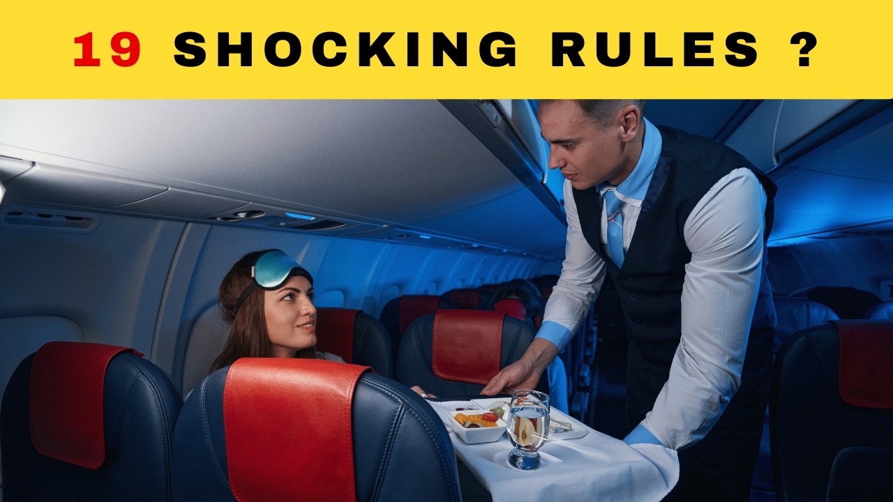 19 Things Flight Attendants Are NOT Allowed to Do!