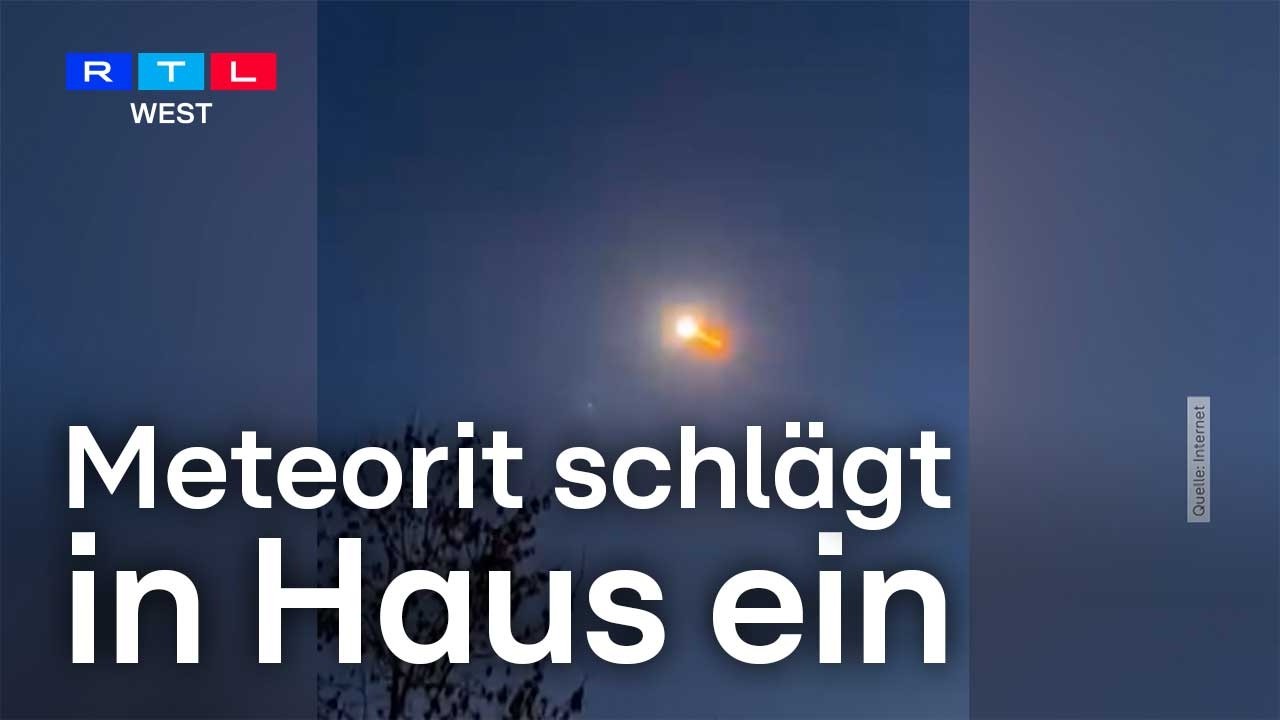 Meteorit schlägt in Haus ein – seltenes Himmelsphänomen über NRW | RTL WEST