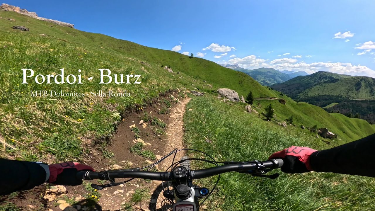 Pordoi - Burz, MTB Dolomites (SellaRonda MTB)