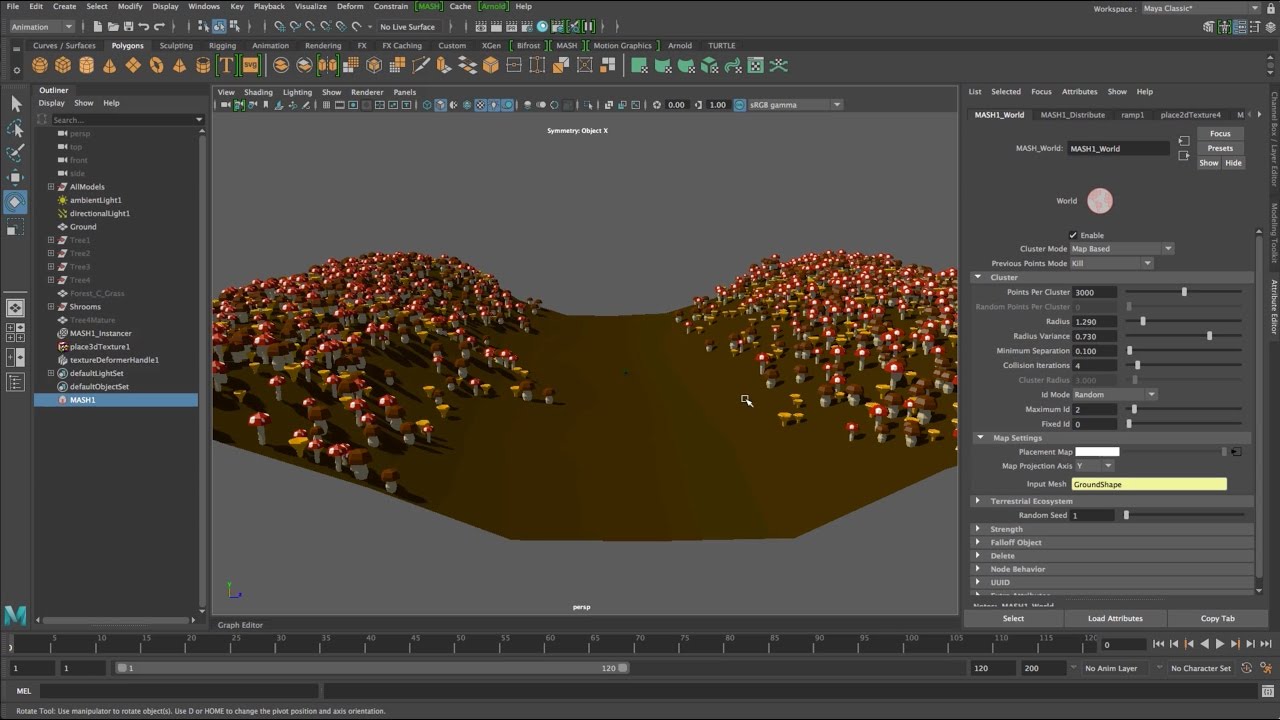 MASH World Node - Map Based Clusters