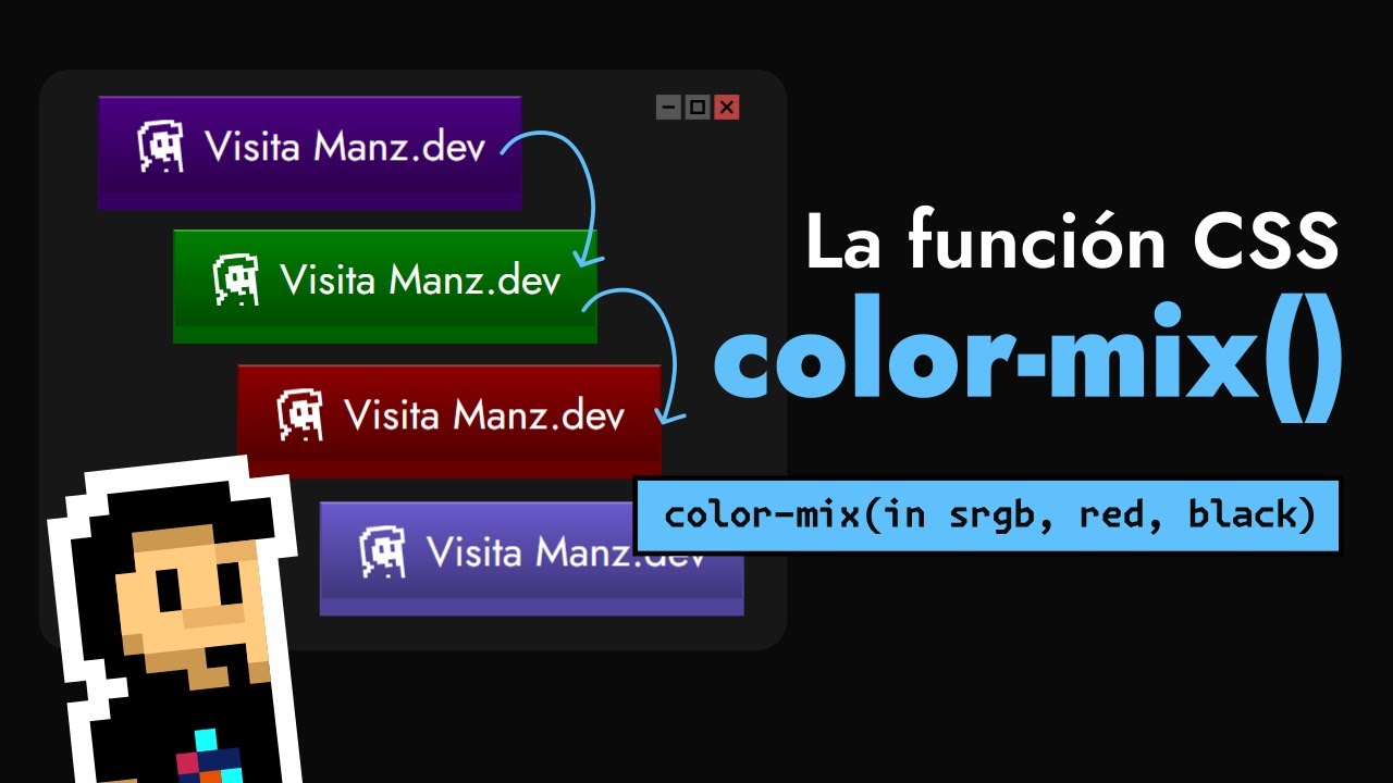 Color-mix: Mezclar colores con CSS