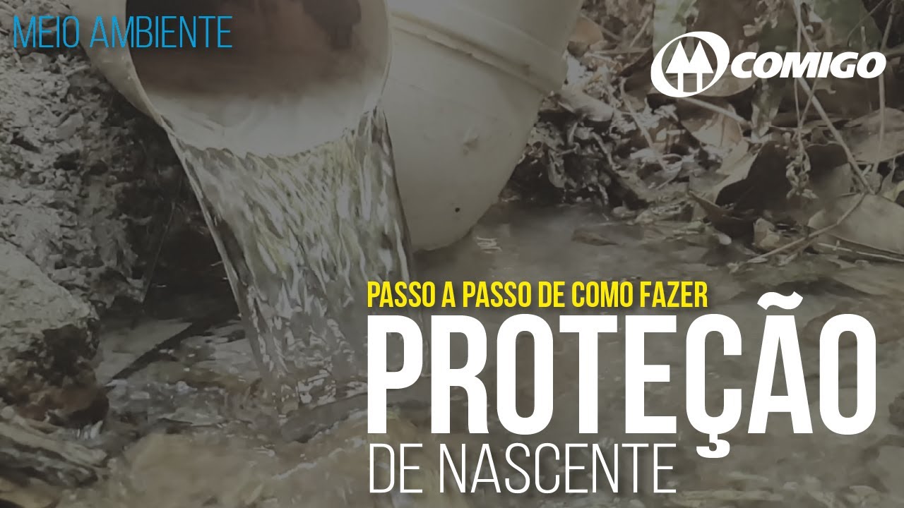 Proteção de nascente: aprenda fazer!
