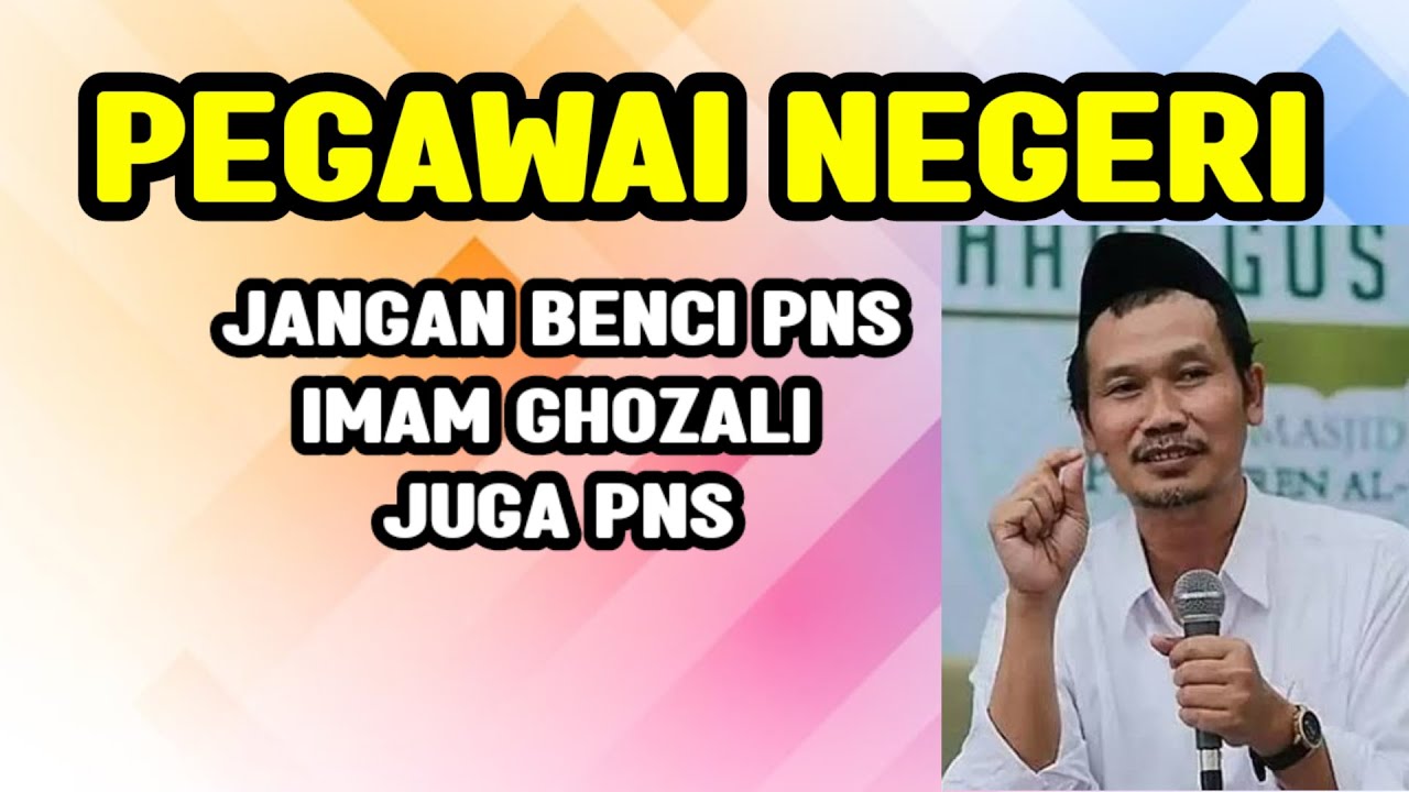 GUS BAHA. Jangan benci PNS. 