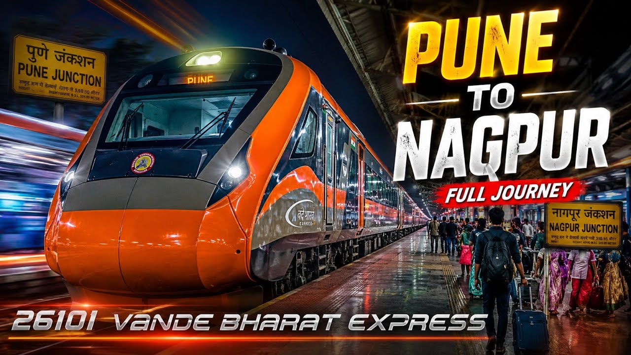 Pune to Nagpur - Full Journey in 26101 Pune Ajni (Nagpur) Vande Bharat Express