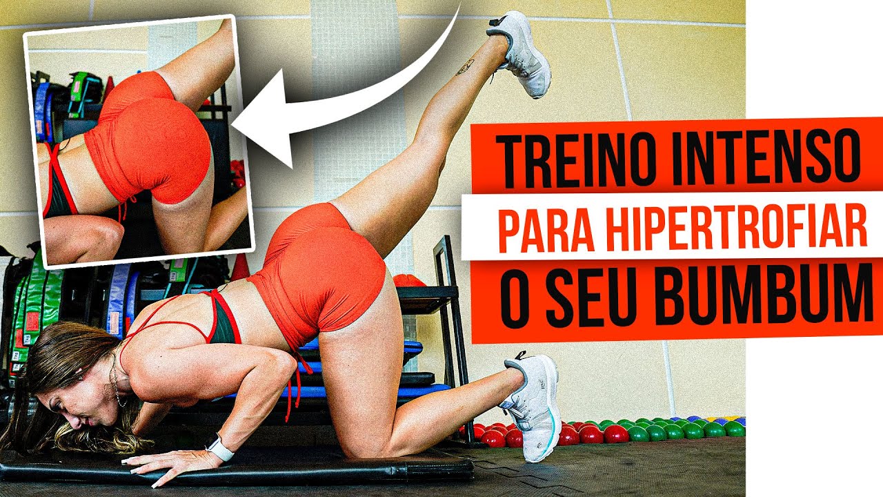TREINO EM CASA PARA HIPERTROFIA DE GLÚTEOS