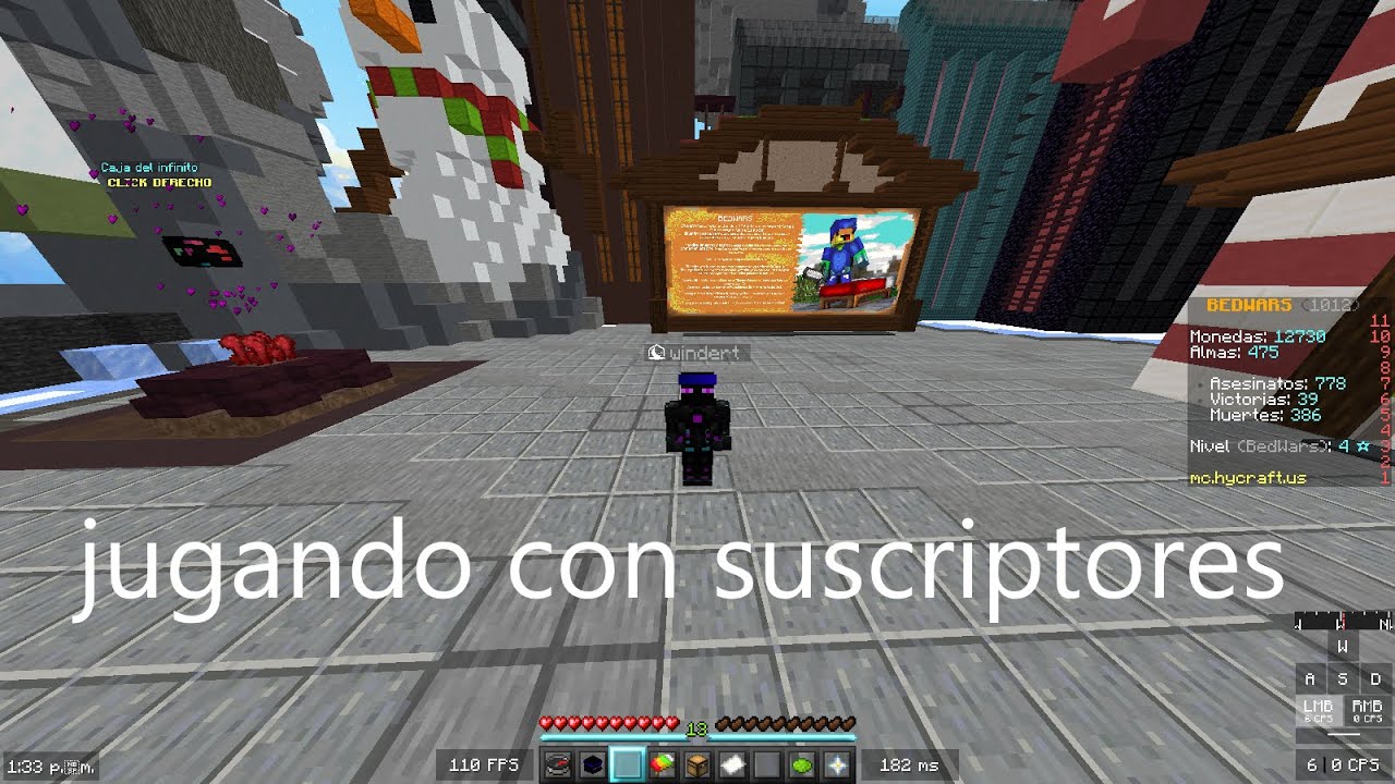 jugando bedwars con subs #roadto80subs