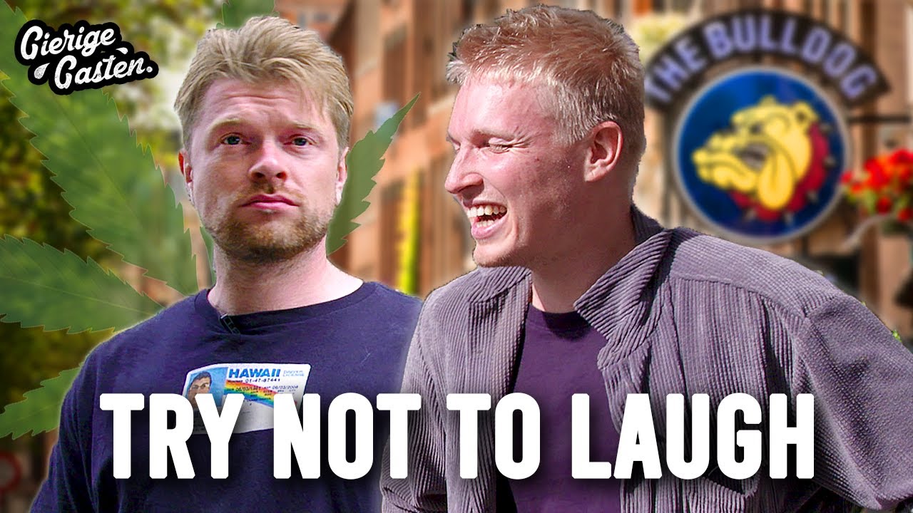 ELKAAR PUBLIEKELIJK VOOR SCHUT ZETTEN - TRY NOT TO LAUGH | Gierige Gasten