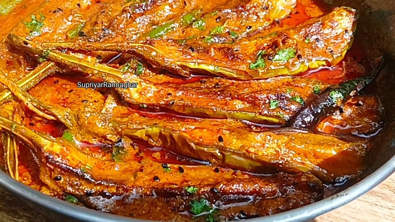 নিরামিষ বেগুন বাহার- এইভাবে বানালে ১ থালা ভাত এই দিয়েই খাওয়া হয়ে যাবে/pure veg Begun bahar recipe