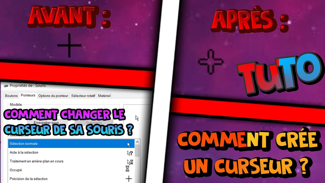 COMMENT METTRE UN CURSEUR SUR WINDOWS ET FAIRE SON PROPRE CURSEUR ANIM&Eacute; ?