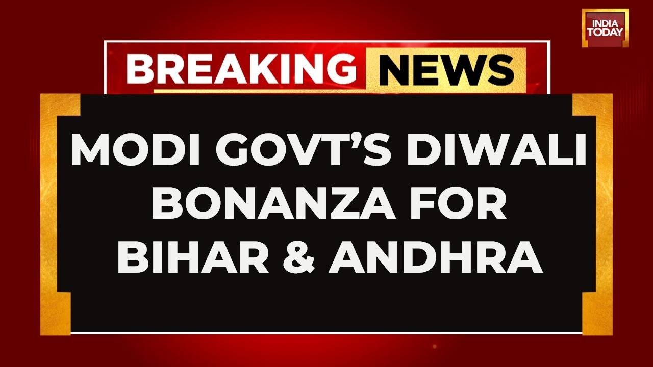 Breaking News: Modi Government's Infrastructure Bonanza For Bihar And Andhra Pradesh | India Today
