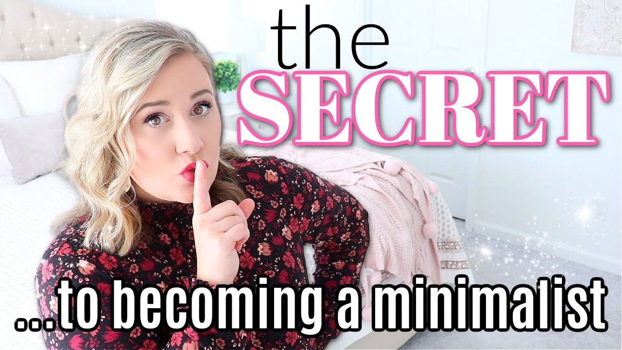 The SECRET to Becoming a MINIMALIST in 2024