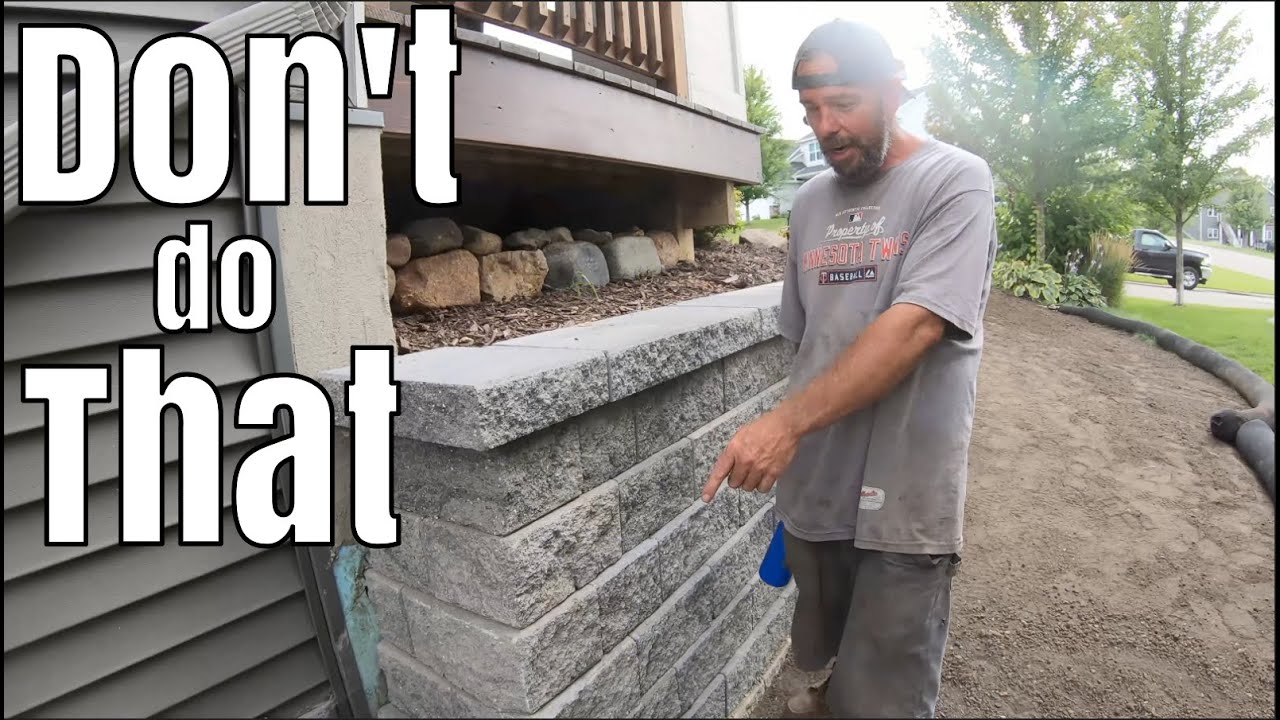 How NOT to build a retaining wall