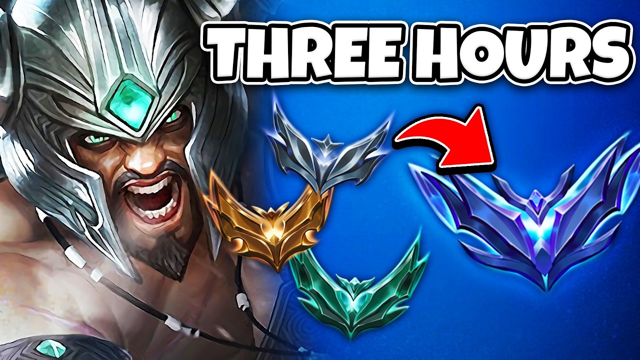 THIS is how you CLIMB to DIAMOND in 3 HOURS... with ONLY Tryndamere