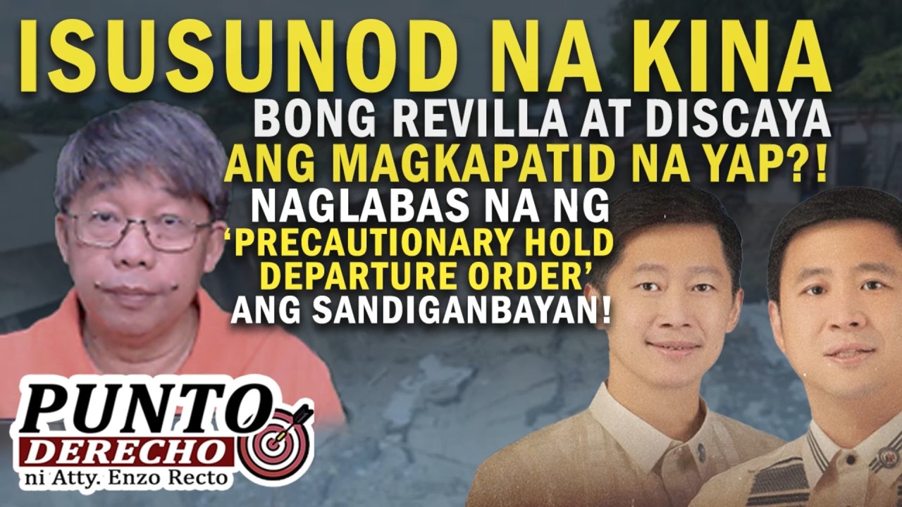 ISUSUNOD NA KINA BONG REVILLA AT DISCAYA ANG MAGKAPATID NA YAP?!