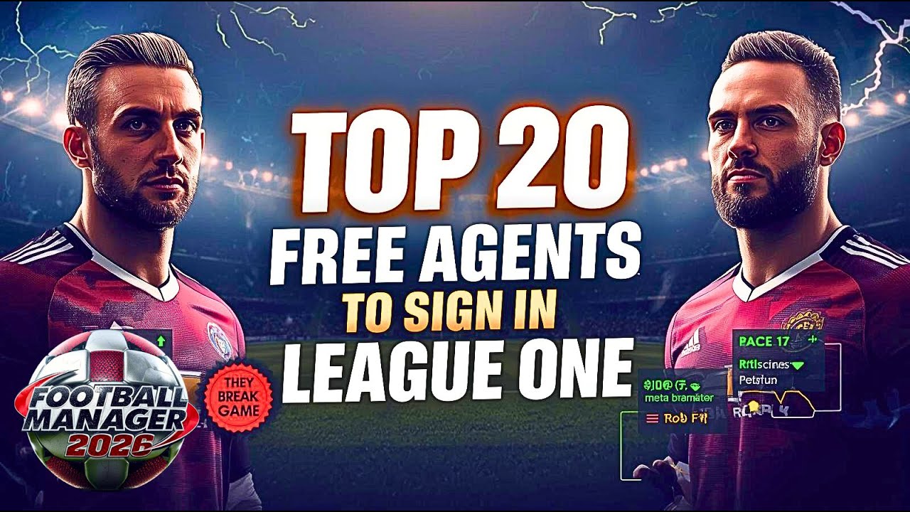 FM26: Топ-20 свободных агентов, которых можно подписать в Sky Bet League One | Football Manager 2026