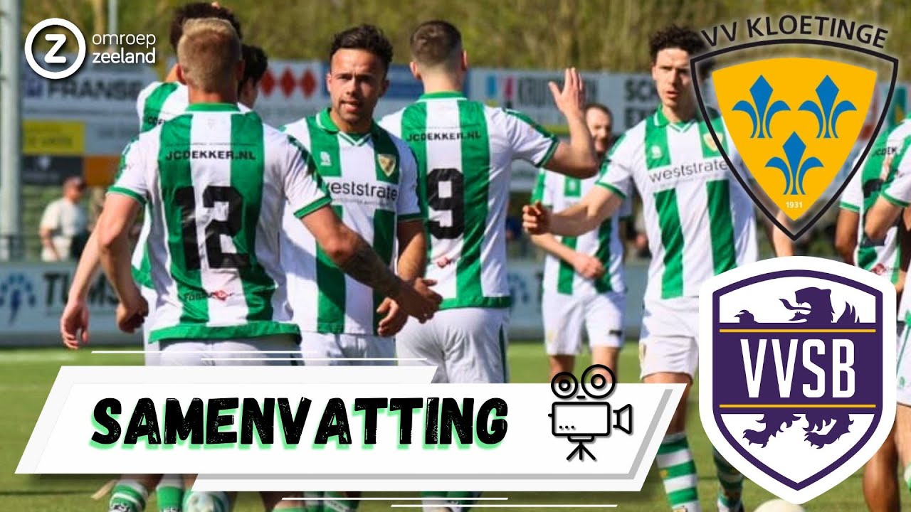 4️⃣ VIERKLAPPER voor KLOETINGE na RODE KAART 🤙 | Samenvatting: Kloetinge - VVSB 🎥⚽